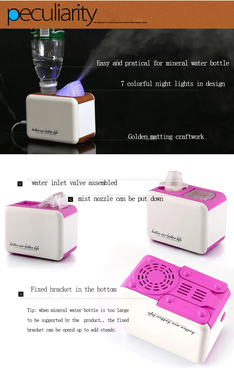 High quality industrial centrifugal bottle humidifier latest 