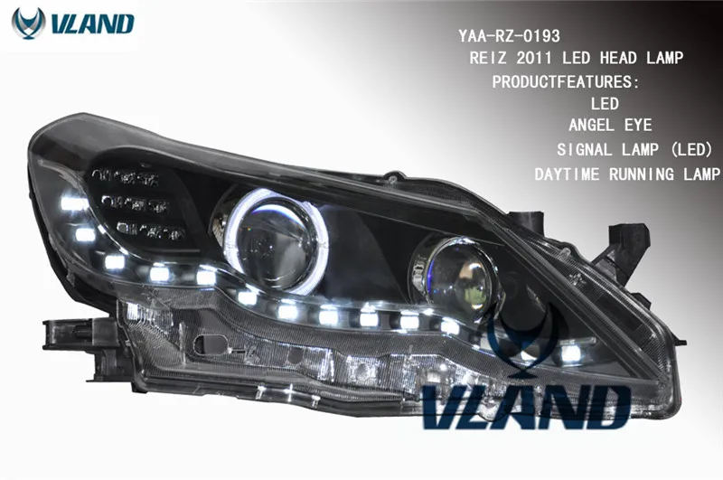 Vland manufacturer for REIZ headlight for 2011 2012 for Reiz LED head lamp wholesale price