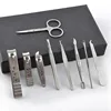 Wellflyer 9PCS Stainless Steel mesas de manicure shellac nail polish