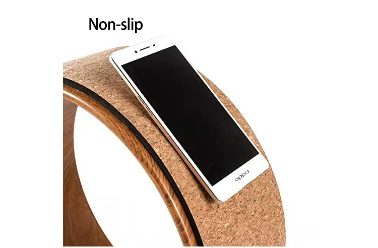 Hot Sale Durable natural Cork material ABS inner cork yoga wheel