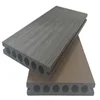 WPC Elastic Co-Extrusion Decking Wood Plastic Composite Embossed Flooring Thermoplastic Elastorner (TPE) Deck 150*25mm XFD035
