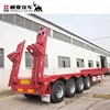 Transport heavy machinery low bed trailer 100 ton