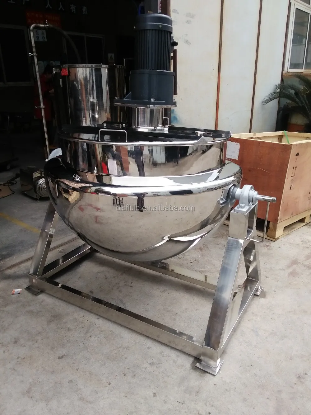 Sauce Jacketed Kettle Mixer/jacket Kettle Cooker/jacketed Kettle For