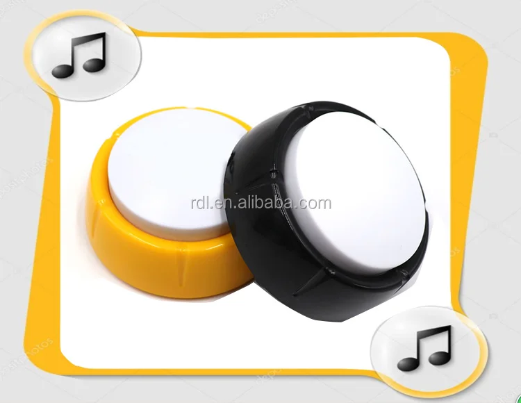 Cover Custom Sound Button Recordable Talking Button Office Desk Gag Gift 30 Seconds 2 AAA Batteries Included Newest