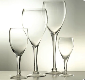 Gv 037 Cheap Hand Blown Gorgeous Designs Tall Wine Glass Vases