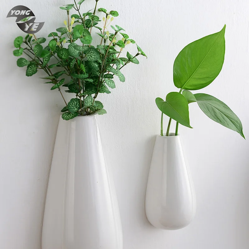 Modern Home Decoration Ceramic Material Colorful Electroplate Wall Hung