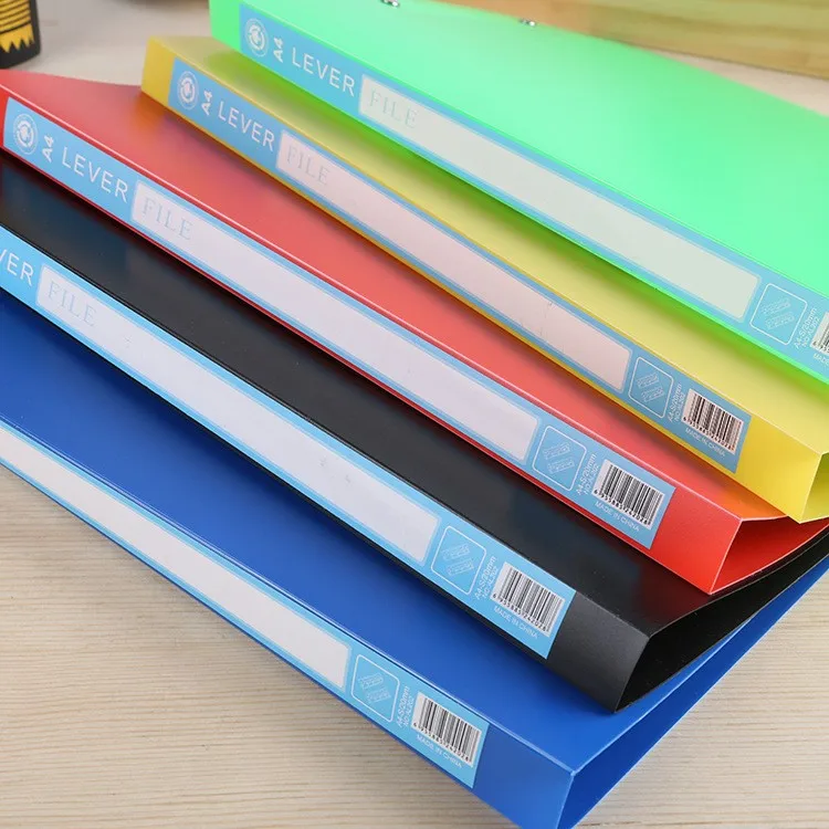 Wj01,Strong Packing Plastic Pp Document Clip File,Folders Clip File