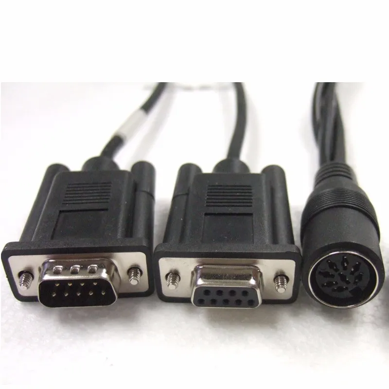 Din8f Female To Db9m Male And Db9f 9 Pin Adapter Din 8 F Cable Din 8 ...