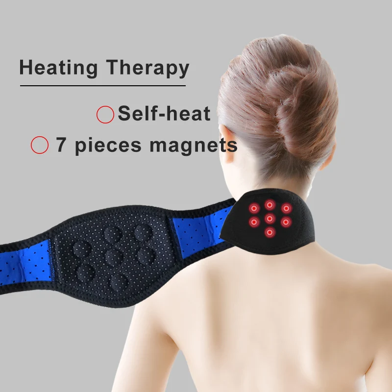 Self heat neck collar brace tourmaline infrared healthy neck support belt