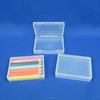 Wholesale clear plastic pencil box, plastic PP crayon box