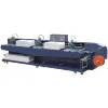 (JDZ-2003) Front 2 Colors Back 1 Color Automatic Textile Fabric Label Screen Printing Machine for Woven Tape, Heavy Duty Webbing