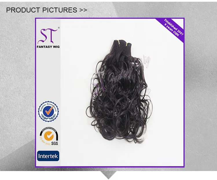 New Product Different Types Of Curly Weave Hair Synthetic Hair