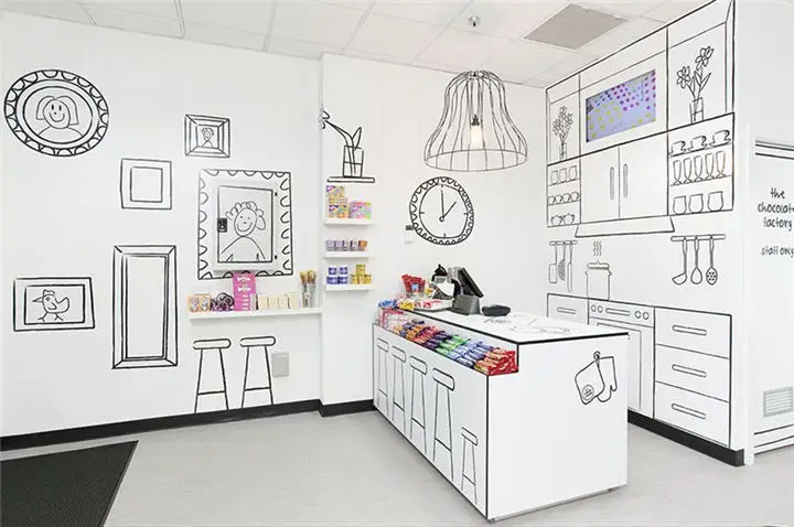 Custom Made Candy Retail Fittings Store Interior Customized Design Modern Simple Style Small Candy Shop Fitting Decoration View Candy Shop Fitting Super U Accept Adding Customers Logo Product Details From Guangzhou Super