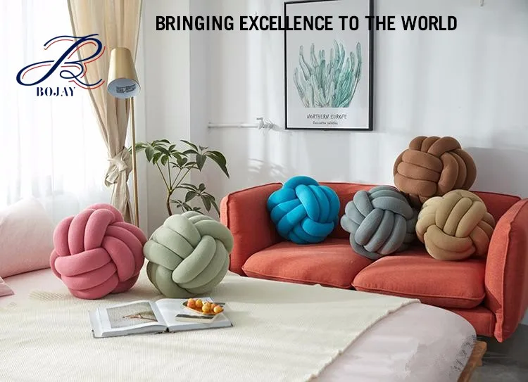 Knot Floor Cushions Modern Pillow Knot Pillow Cushion Polyester Velvet
