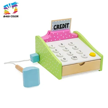 Wholesale Intelligent Wooden Toy Credit Card Machine For Kids W10a059 ...