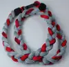 Cheap titanium braided rope necklace for baseball