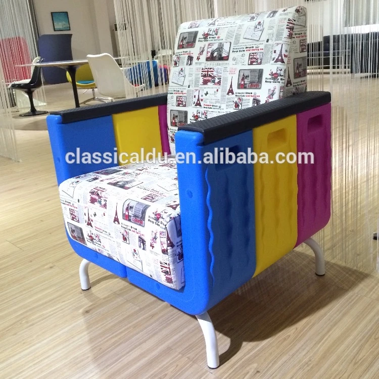 Living Room Armrest Child Sofa Funny Multi Color Modern Style Single Sf 650