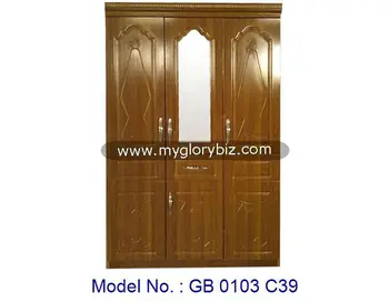 Antique Design Mdf 3 Doors Wardrobe Furniture Mirrored Bedroom Closet Wooden Wardrobe Closet With Mirror Cheap Bedroom Cabinet Buy Wooden 3 Doors