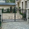 Simple wrought iron main gate designs for Driveway / Garden