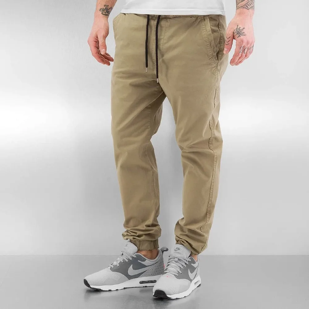 mens drawstring khaki pants