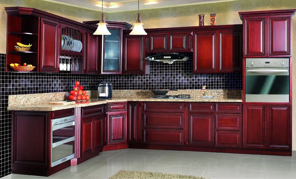 Dapur Aluminium Desain Kabinet/lemari Dapur Harga Grosir 