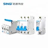 4.5KA Breaking Capacity MCB Mini Circuit Breaker 6-63 amp Electrical Breaker MCB Price