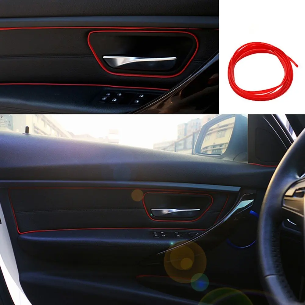 Yellow 5M Flexible Trim For Car Interior Exterior Moulding Strip Decorative P4 for Chevrolet Camaro