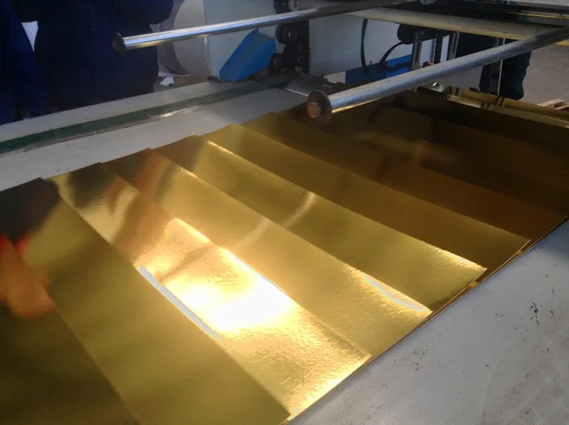 Metallized Laminated Paper Metallic Paper For Laser Printing Buy