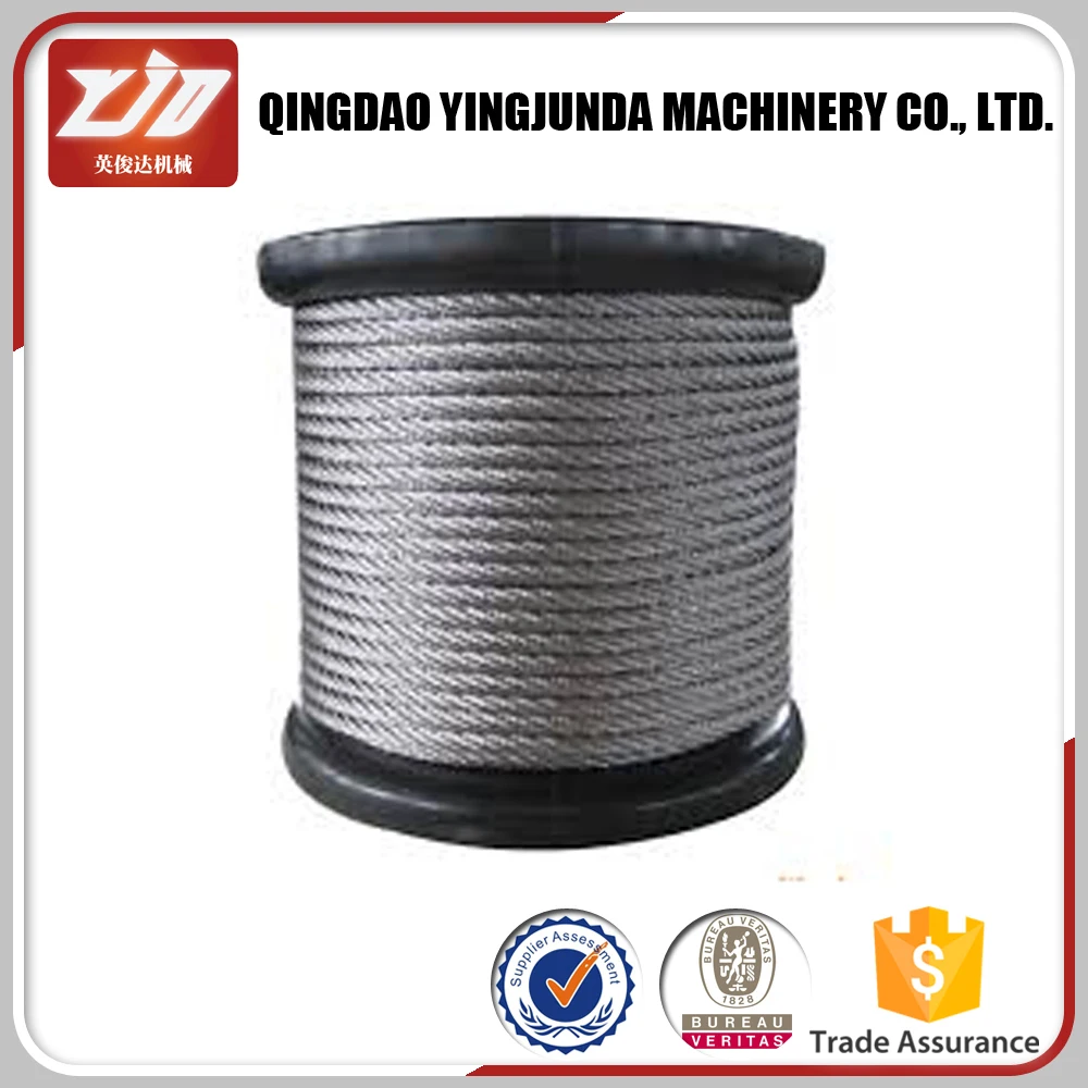 Rigging Hardware Steel Wire Rope Wire Rope 6*19 Stainless Steel Wire