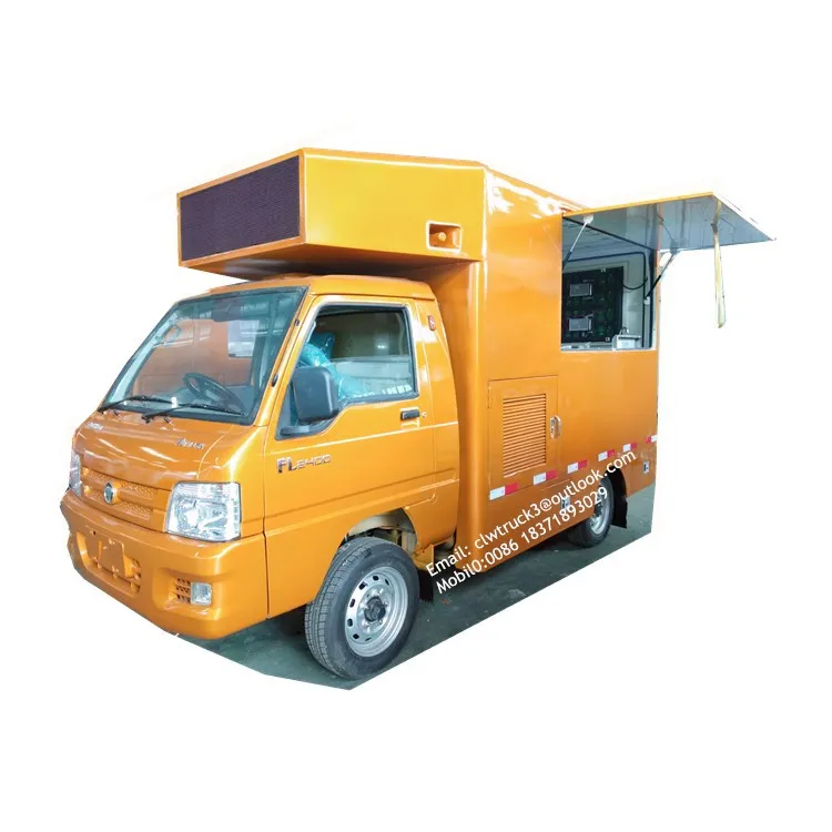 Foton Small Food Truck For Sale/mini Mobile Food Truck/food Truck Led