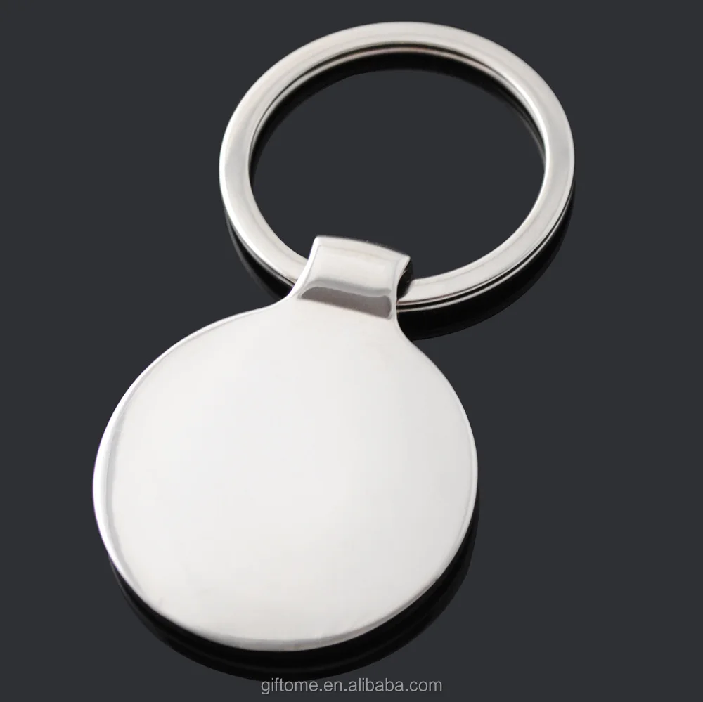 Classic Blank Round Metal Keychain Buy Keychain,Metal Keychain,Round