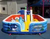 animal themed inflatable playground inflatable obstacle castle bouncer for sale