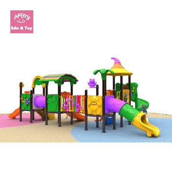 plastic cubby house with slide