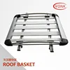 Universal aluminum stainless Roof Rack Extension Cargo Top Luggage Hold Carrier Basket