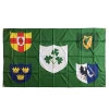 Hot Selling Irish State County flag 3x5ft Large Digital Printing Irish Rugby Union Flag