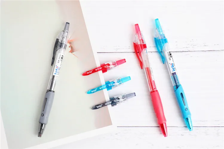 Best Selling Click Gel Pen 0.5mm Stainless Steel Tip Retractable Gel ...