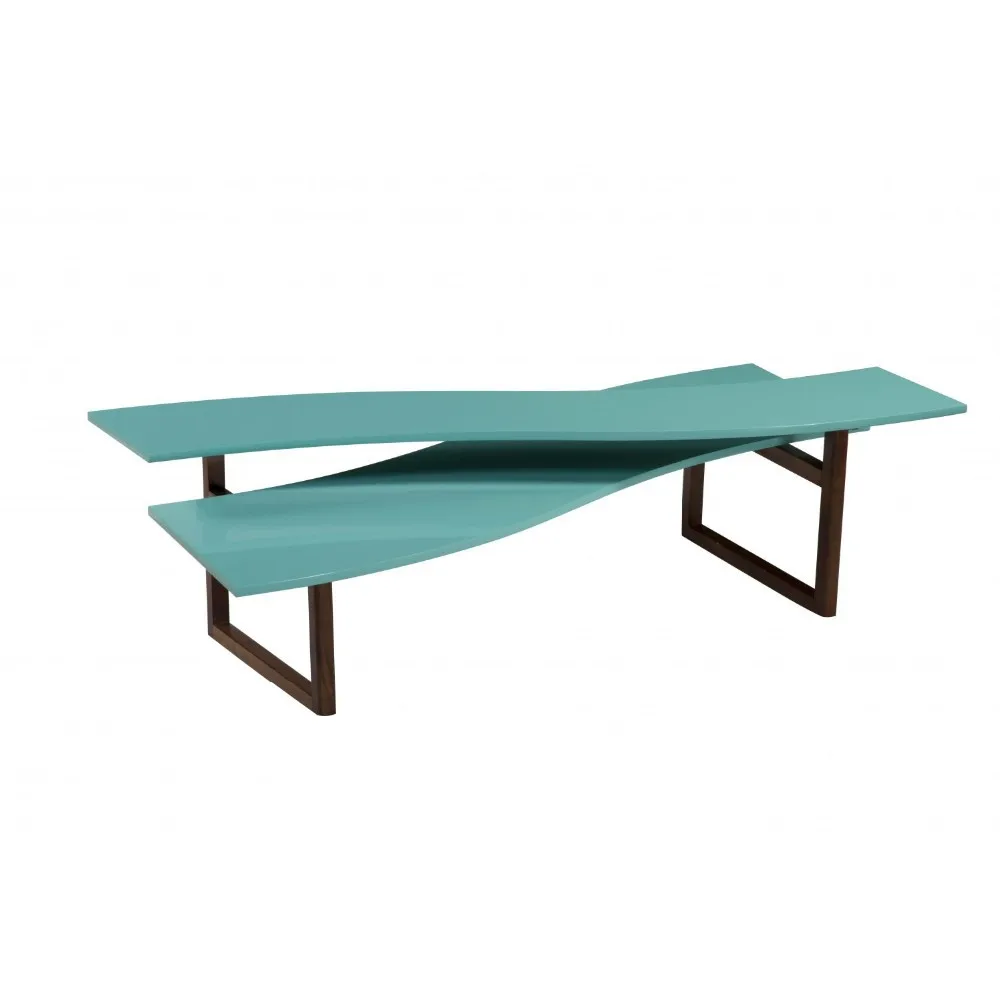 Woonkamer meubels houten tafel in het midden braziliaanse modern ...