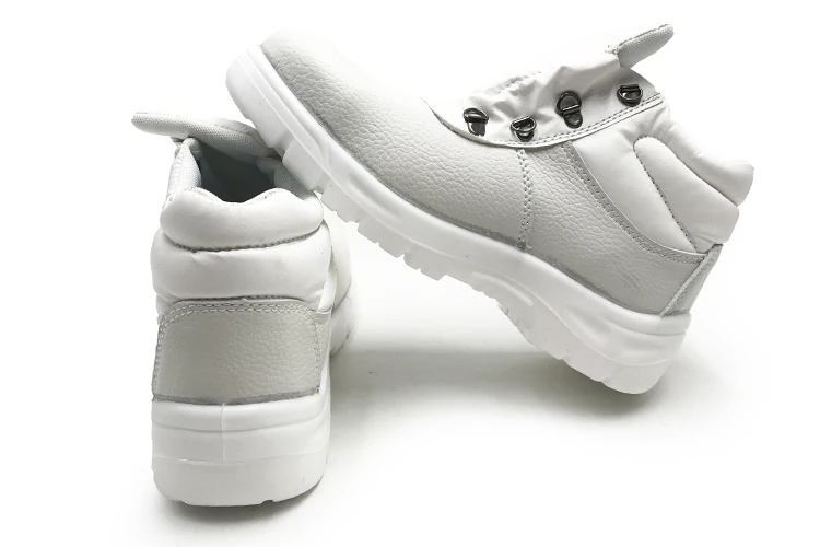 white laboratory safety shoes antislippery
