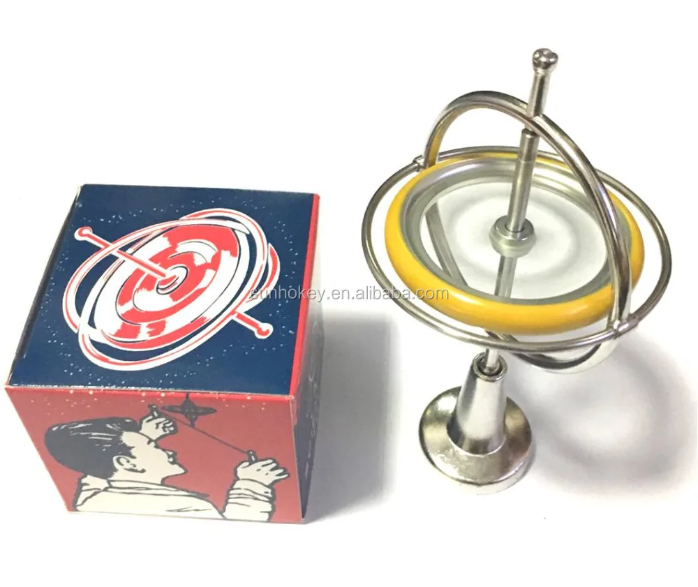 Metal Gyroscope Spinners Gyro Sciences Educationals Learning Balances Toys SSGF 