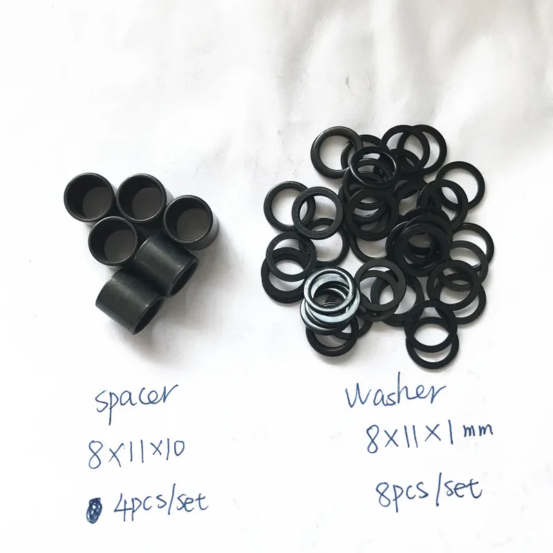 Skateboard Speed Kit Trucks and Bearing Spacers and Speed Washers for Bearings 