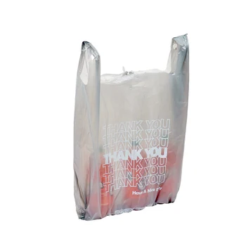 Thank You Plastic T-shirt Bags Wholesale,T-shirt Carryout Bags ...