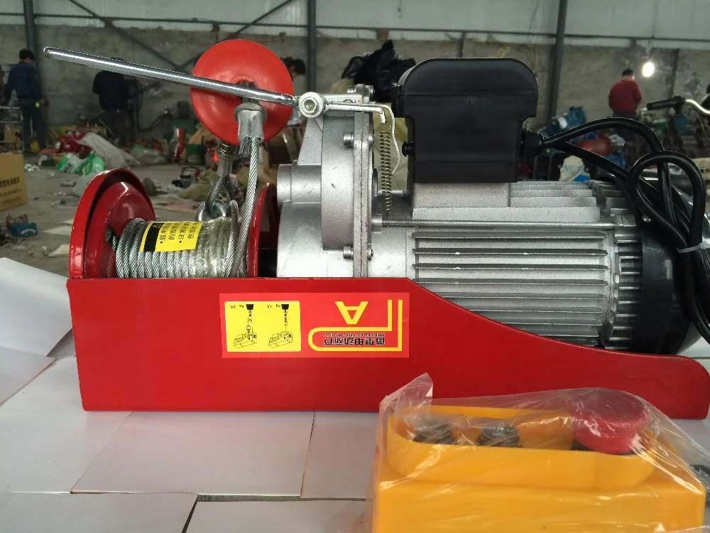electric wire rope hoist electric winch 3 ton with cable grapadora