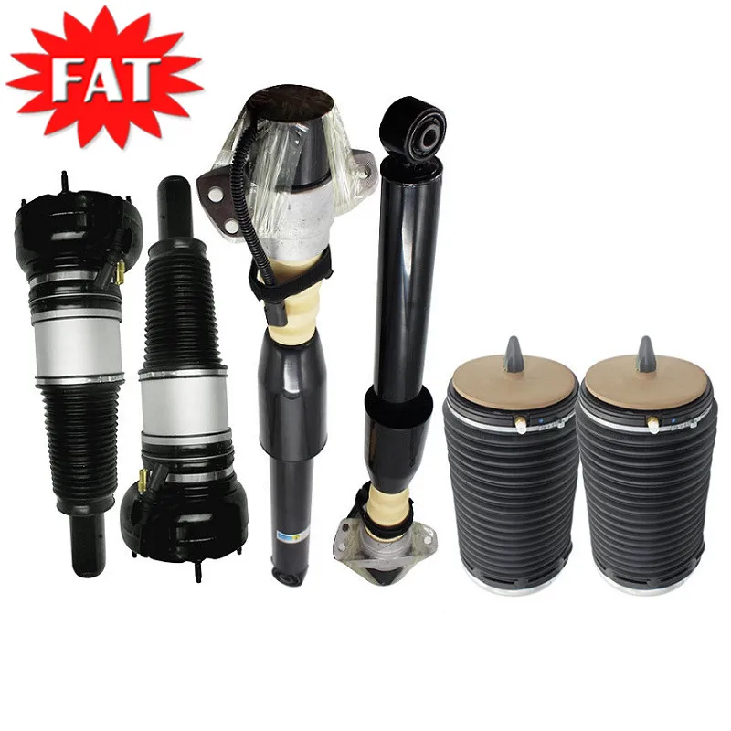 Air Suspension Shock Complete And Rear Pneumatic Spring Bags For Audi