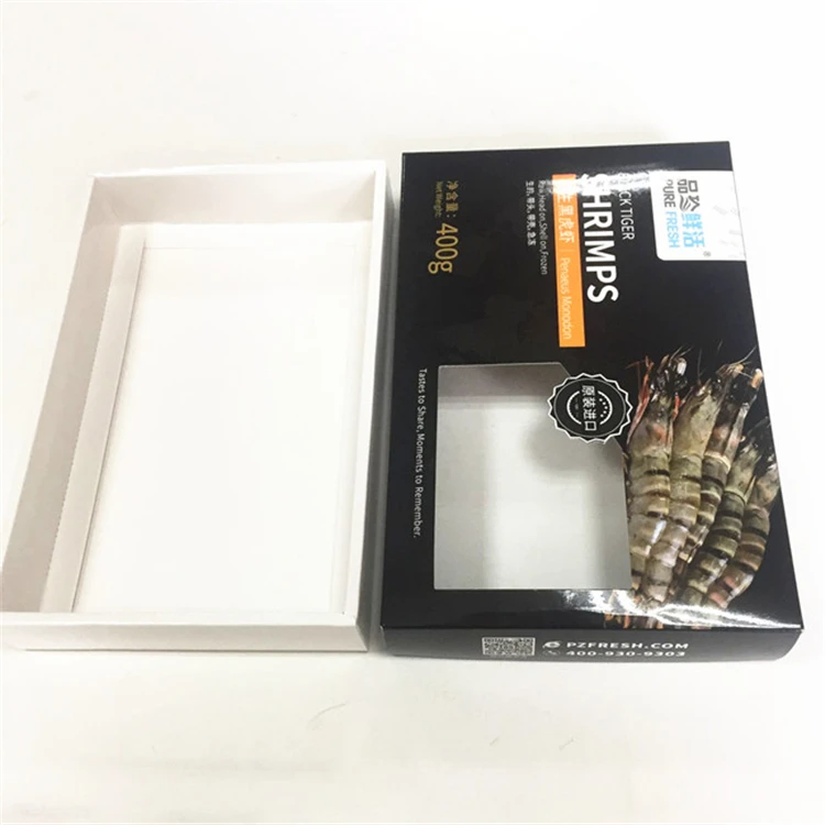 Cheap Black Frozen Shrimp Packaging Box With Logo Buy Shrimp