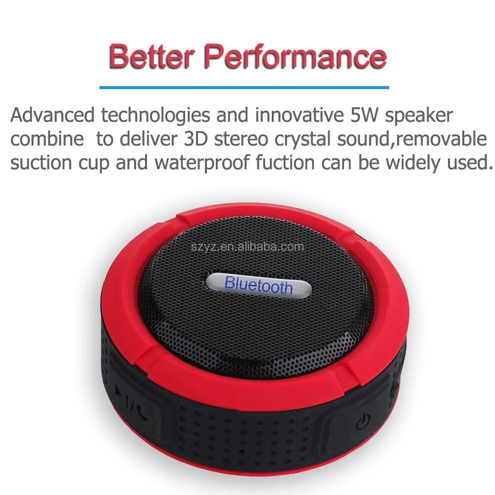 New design bts-c6 BT shower speaker waterproof BT speaker - ANKUX.COM