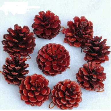 Christmas Pine Cones Baubles Xmas Tree Party Decorations Ornaments