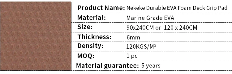 NEKEKE EVA foam deck pad Faux Teak Sheet Marine flooring sails deck flooring decking Mat with boat yacht