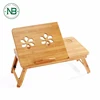 Wholesale bamboo foldable table for laptop computer