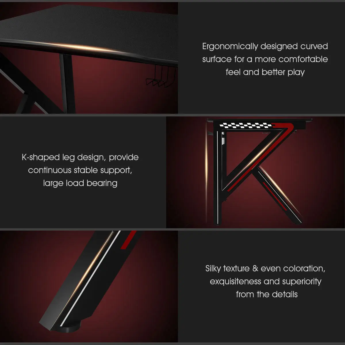 Cheap PC Standing Gaming Table Computer Gaming Desk