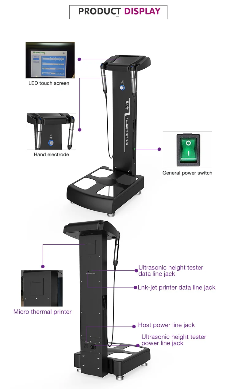 Professional body analysis machine composition analyzer